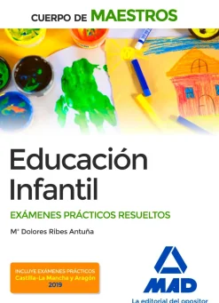 Online Mad Educación Infantil. Exámenes prácticos resueltos. Cuerpo de maestros.