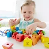 Clearance Hape Ensartar formas - String-Along Ss (32 piezas)