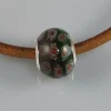 Clearance Entrepieza Flores Rojas De Cristal De Murano Y Plata De Ley