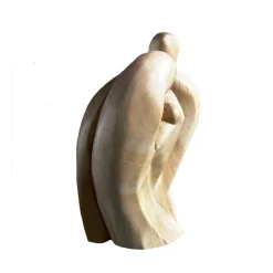 Sale Cousas de madeira Escultura Familia - Madera de pino