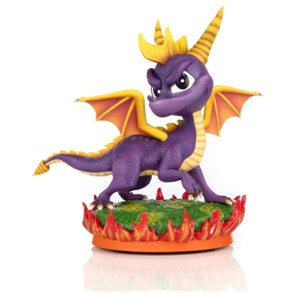 Estatua First 4 Figure Spyro del videojuego Spyro 2 En busca de los talismanes Fabricada en PVC 20 cm Limitada
