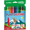 Estuche 12 Ceras Infantiles PlastiAlpino - Alpino