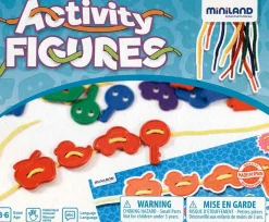 New Miniland Estuche de figuras ensartables. Activity figures (40 piezas)