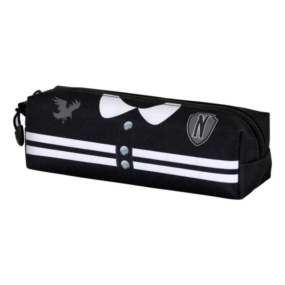 Sale Karactermania Estuche Portatodo Cuadrado Fan Miércoles Wednesday Varsitys 21x8x5.5 cm