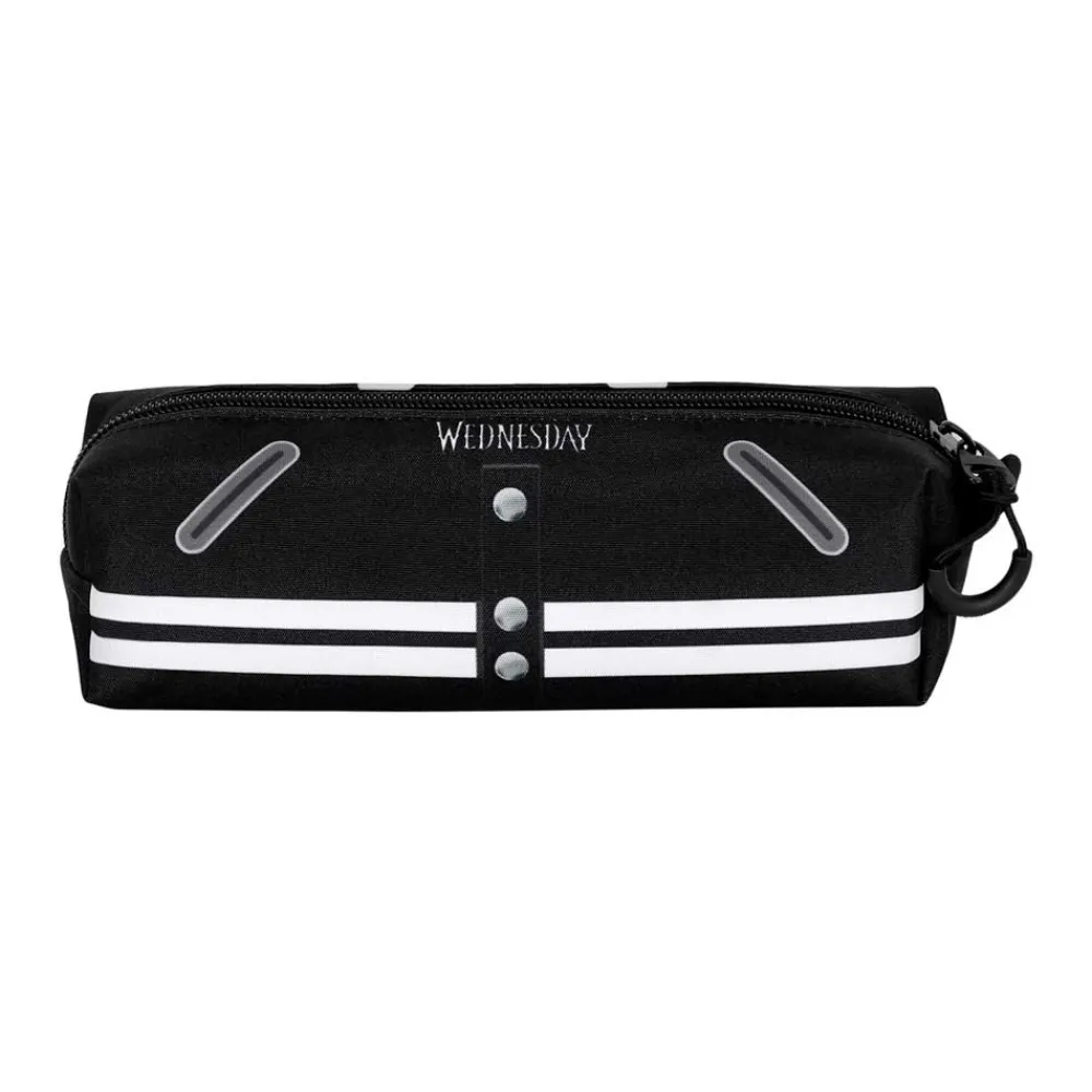 Sale Karactermania Estuche Portatodo Cuadrado Fan Miércoles Wednesday Varsitys 21x8x5.5 cm