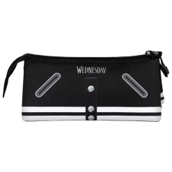 New Karactermania Estuche Portatodo Triple Fan Miercoles Wednesday Varsity 23x11x7 cm