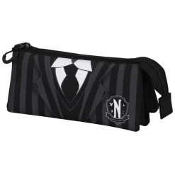 Estuche Portatodo Triple Fan Karactermania Miercoles Wednesday Uniforme 23x11x7 cm