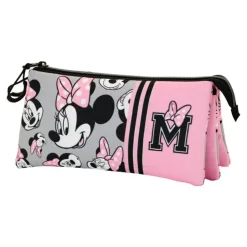 Estuche Portatodo Triple Fan Minnie 23x11x7 cm
