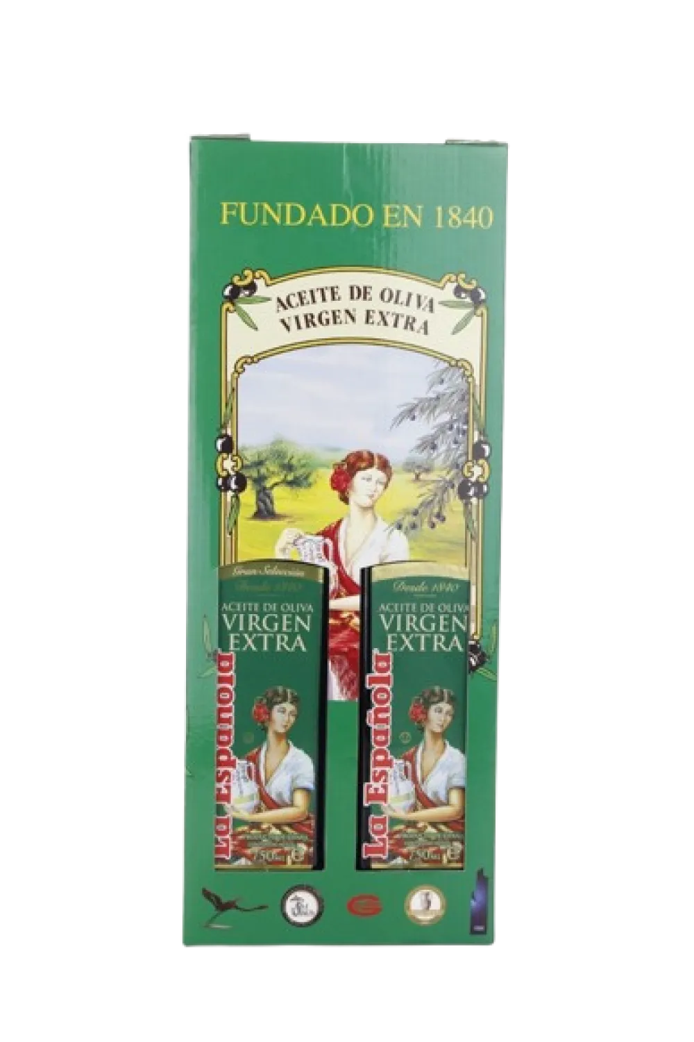 Online La Española Estuche regalo Aceite de Oliva Virgen Extra 750 ml - Pack 2 unidades
