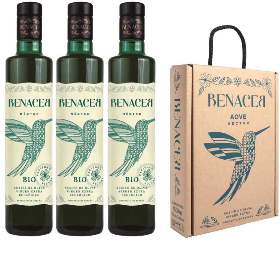 Estuche regalo Aceite de Oliva Virgen extra Bio 3 x 500 ml