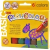 Estuche Témpera solida Playcolor Basic One 6 colores surtidos - Alpino