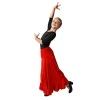 Online Disfraces Lucero Falda Flamenca infantil roja con un volante