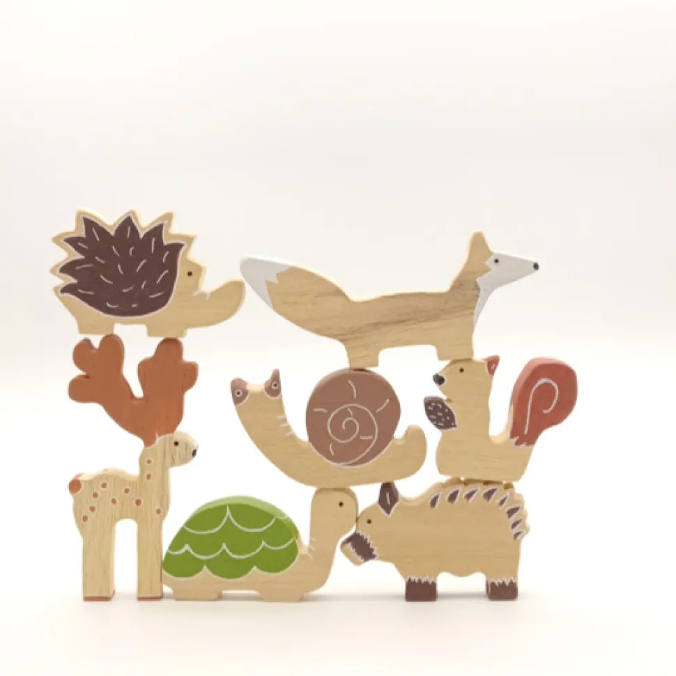Familia de animales del bosque