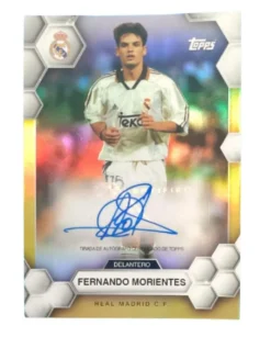 Fernando Morientes Autógrafo Original Real Madrid Fan Set 2024 2025 Topps