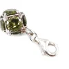Best Fetiche Plata Y Circonitas Verdes Bola Amour