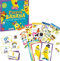 Lúdilo Fiesta banana. El divertido juego magnético de vestir bananas