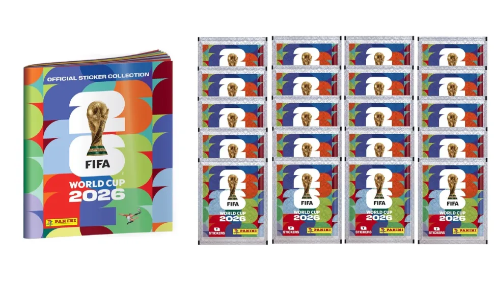 FIFA World Cup 2026 Álbum vacío + 20 sobres de cromos Panini