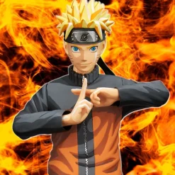 Figura Banpresto NARUTO SHIPPUDEN Naruto Uzumaki Grandista Nero Manga Dimensiones 27cm