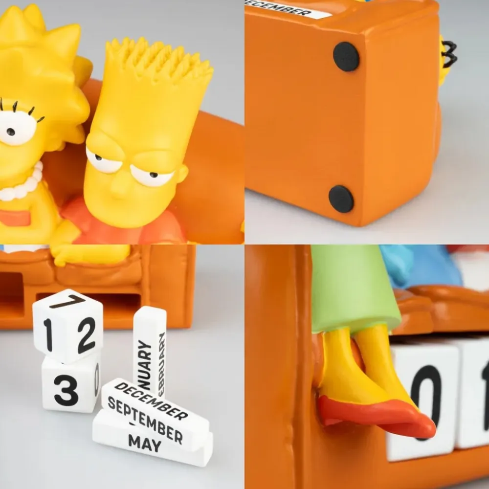 Outlet Erik Figura Calendario Perpetuo 3D The Simpsons en el Sofá 18x17x9cm