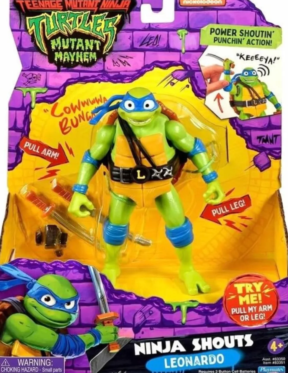 Figura Deluxe Tortugas Ninja Leonardo de Famosa