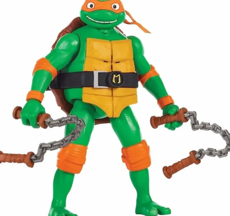 Figura Deluxe Tortugas Ninja Michelangelo de Famosa