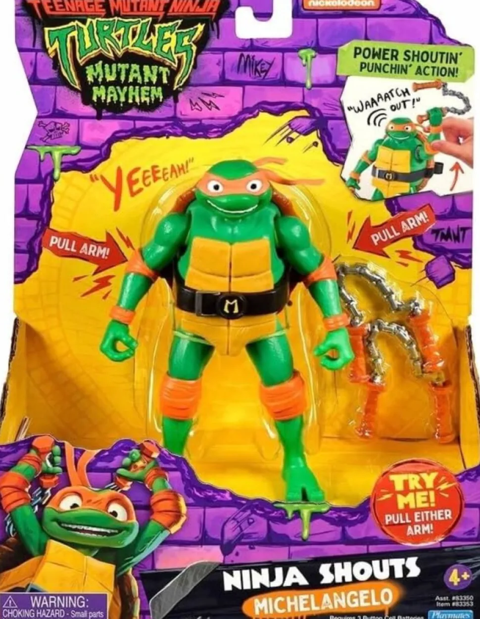 Figura Deluxe Tortugas Ninja Michelangelo de Famosa