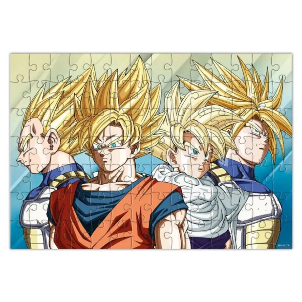 Figura Dragon Ball Z Bola 7 con Puzle de Doble Cara 98pz