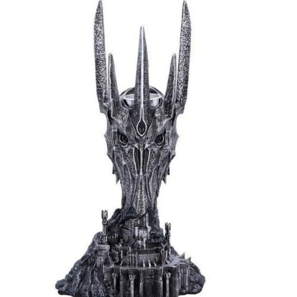 Figura Estatua Porta Vela Sauron sobre Mordor 33cm