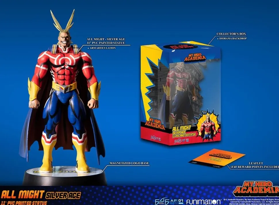 Figura First 4 Figures My Hero Academia All Might Silver Age