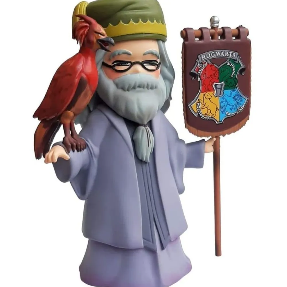 Hot Plastoy Figura Harry Potter Dumbledore con Fenix y Estandarte Hogwarts 15 cm