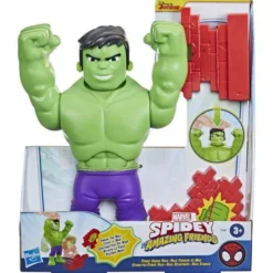 Figura Spidey Mega Mighty Hulk con Gestos