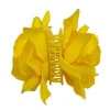 Flor Sevillana Grande con pinza amarillo