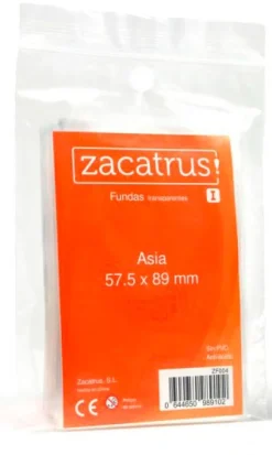 Fundas para cartas. Asia (57.5 x 89 mm). 110 unidades