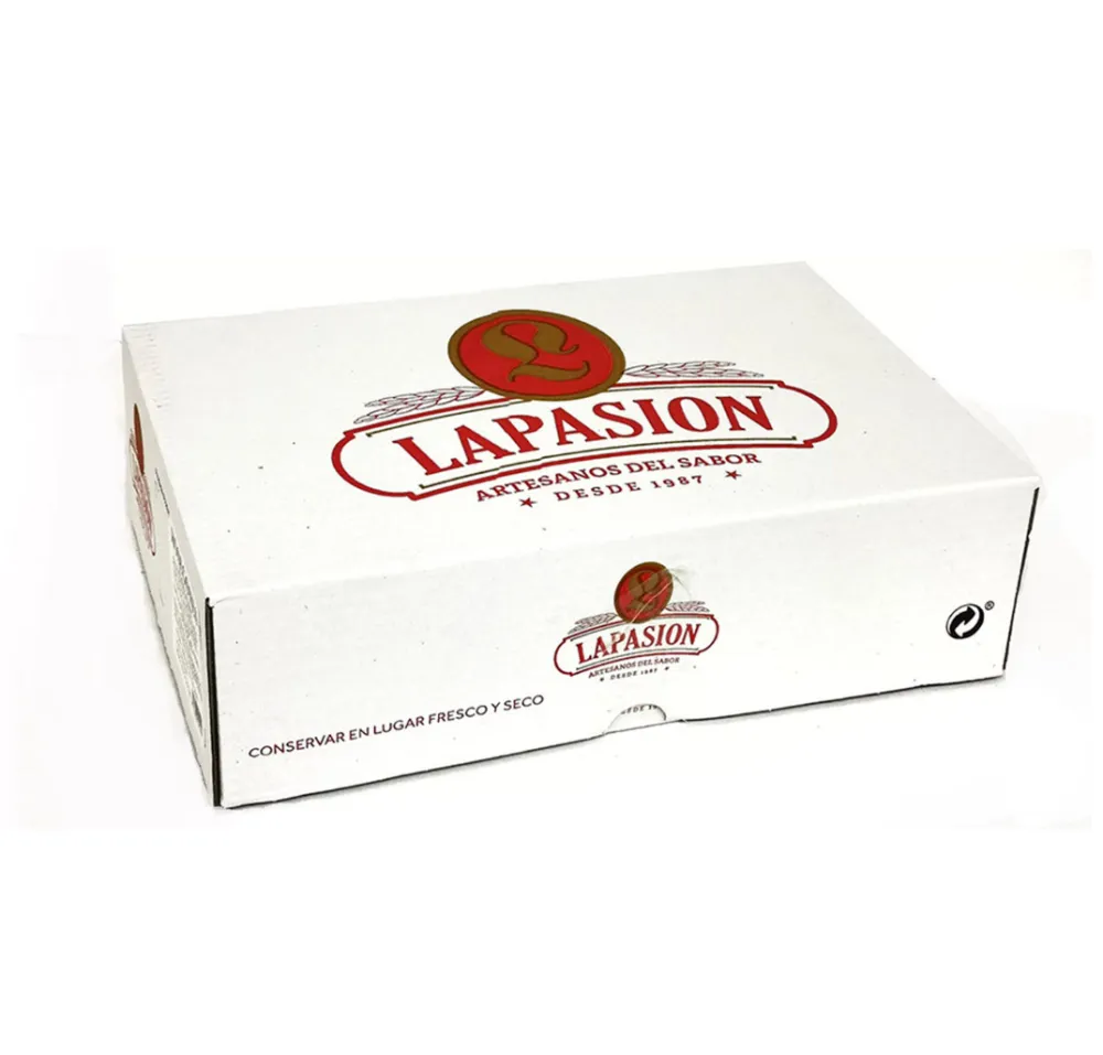New LAPASIÓN Galleta Rizada integral con edulcorante, caja 2kg
