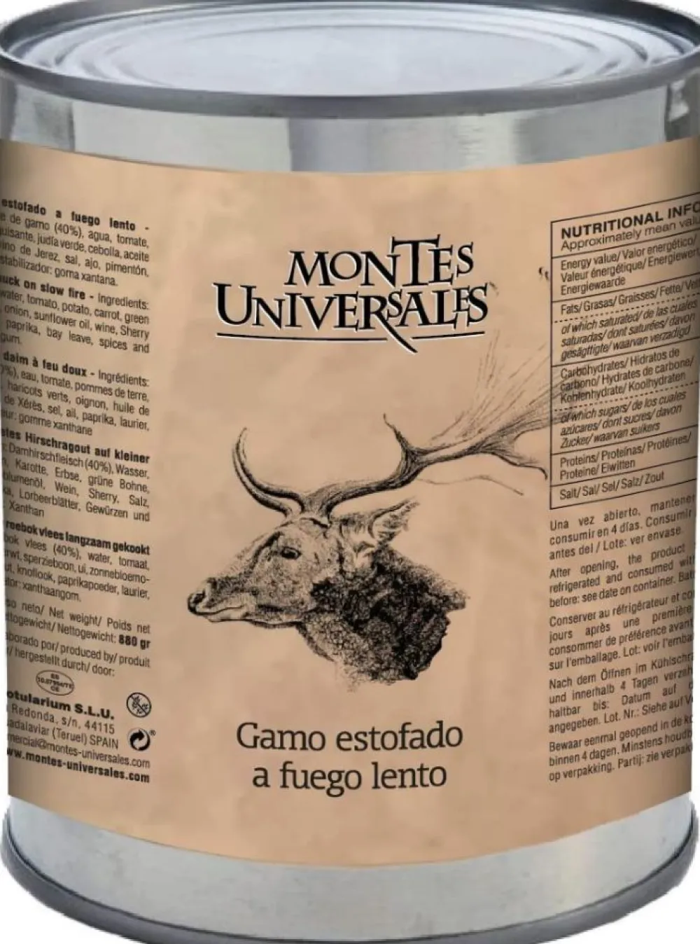Best Montes Universales Gamo estofado a fuego lento (880g)