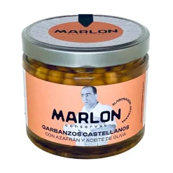 Garbanzos Castellanos con Azafrán y Aceite de Oliva - 4 unidades x 580 ml y 690 gr