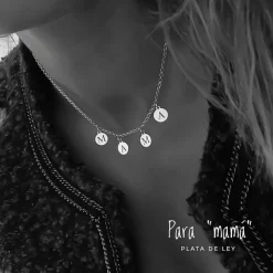Online Gargantilla Discos De Plata De Ley Mama