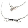 Discount Gargantilla Flecha I Love You De Plata