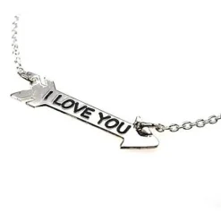 Discount Gargantilla Flecha I Love You De Plata