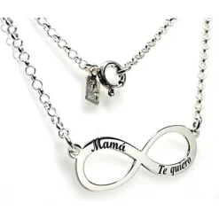 Online Gargantilla Infinito De Plata Mamá Te Quiero