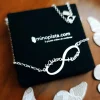 Gargantilla Infinito Te Quiero Mama De Plata De Ley