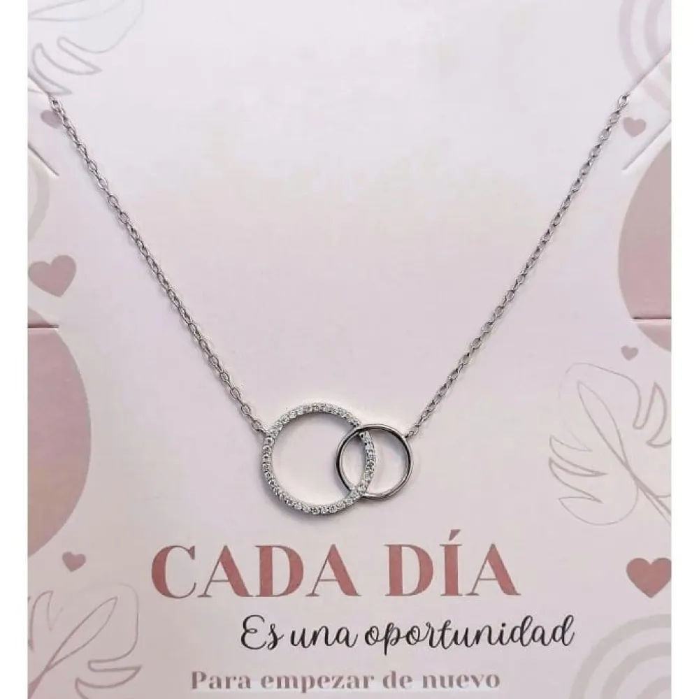 Clearance Milu Complementos Gargantilla karma plata de ley 925 rodiada (PL226P)