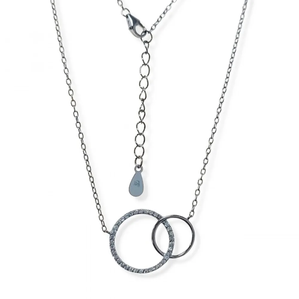 Clearance Milu Complementos Gargantilla karma plata de ley 925 rodiada (PL226P)