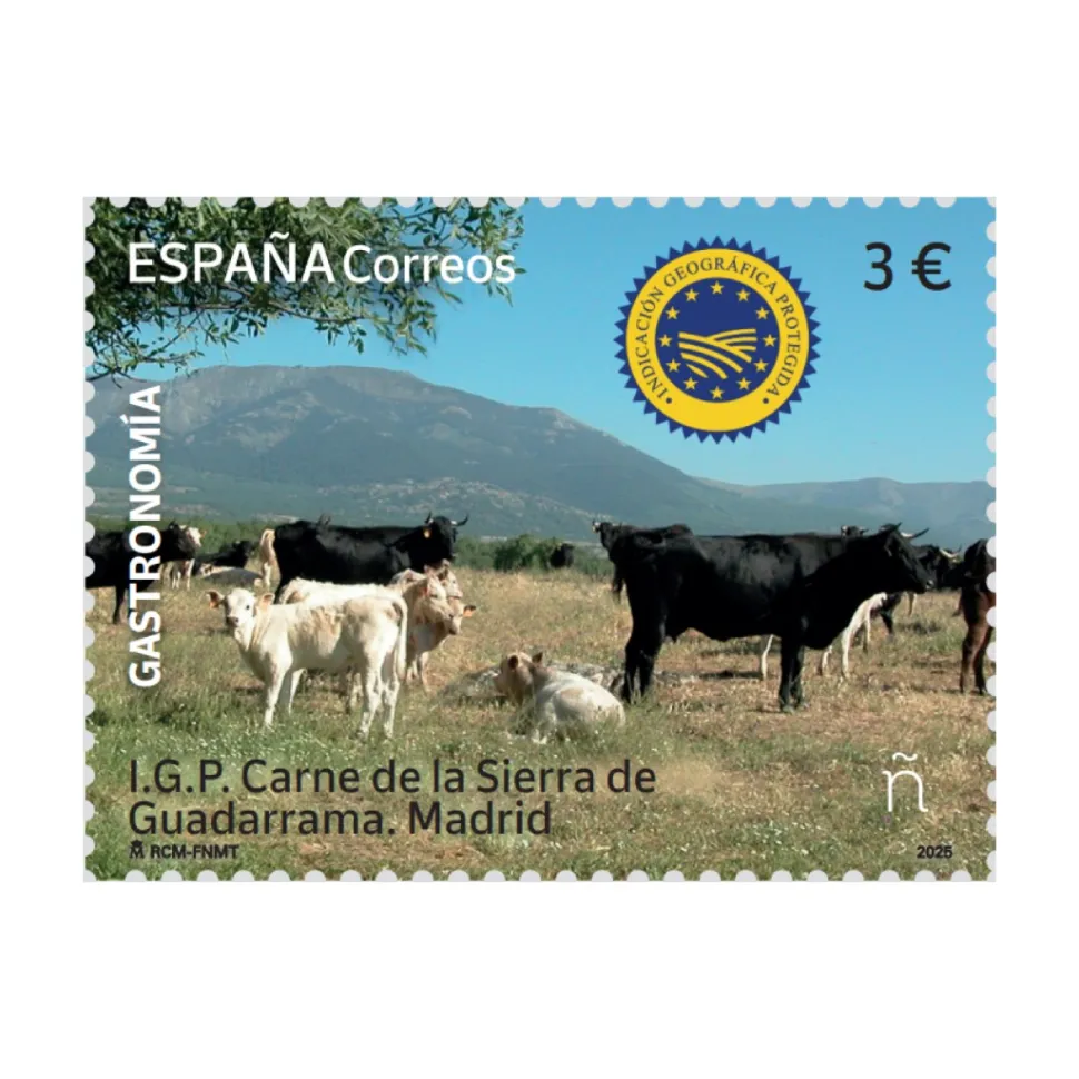 Gastronomía. D.O. Protegidas de Madrid. DOP Aceite y IGP Carne de la Sierra de Guadarrama | Hoja Bloque