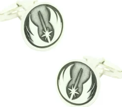 Gemelos para camisa Liso Redondo Personalizado Star Wars Plata 925