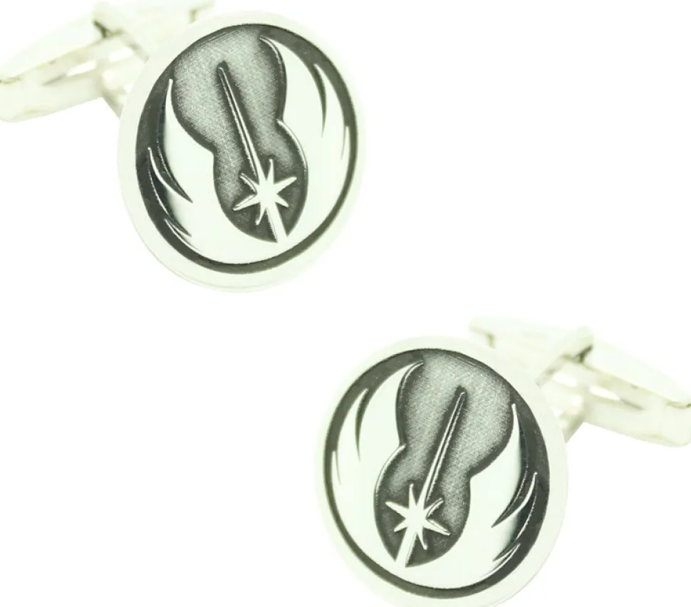 Gemelos para camisa Liso Redondo Personalizado Star Wars Plata 925