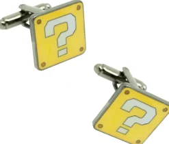 Gemelos para camisa Nintendo Super Mario interrogación caja