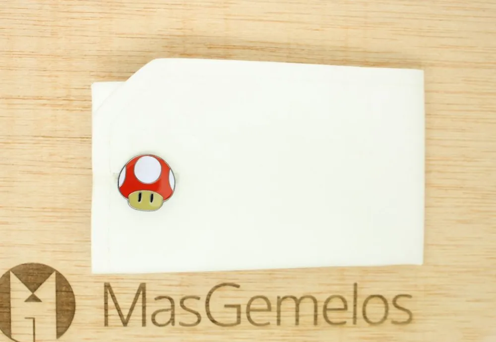Outlet Gemelos para camisa Seta Roja y Verde Super Mario Bros.