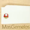 New Gemelos para camisa Seta Roja Super Mario Bros.