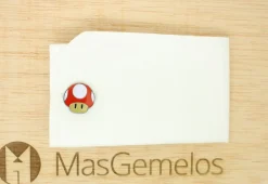 New Gemelos para camisa Seta Roja Super Mario Bros.